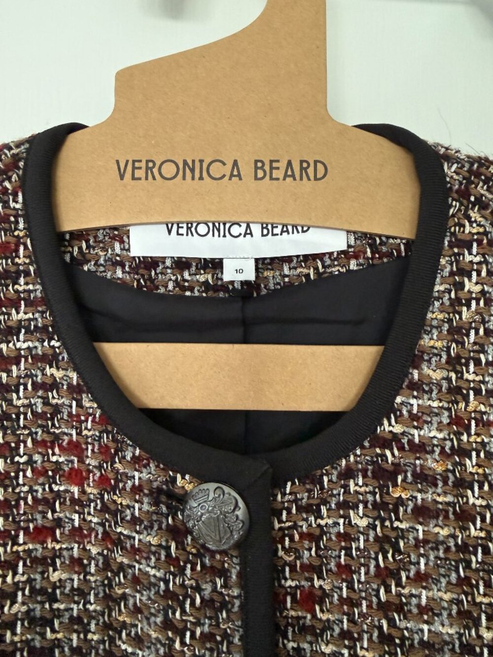 Veronica Beard Watkins Dickey Jacket size 10 - Picture 3 of 3